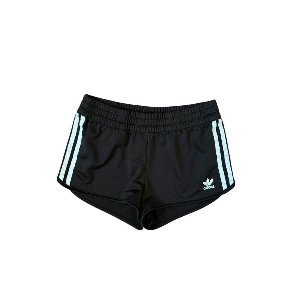 Adidas Originals Women's Small 3-Stripes vintage sprinter Mini dolphin Shorts